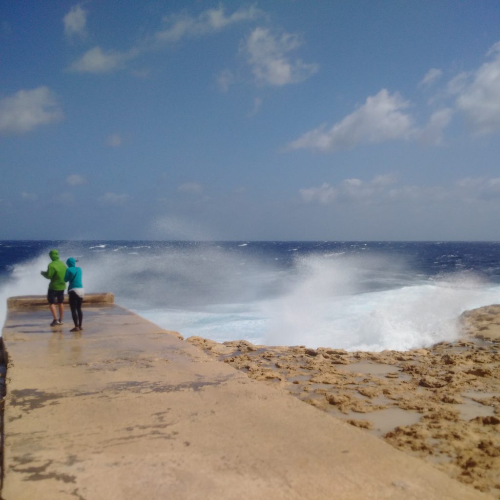 Tourists in Xwejni