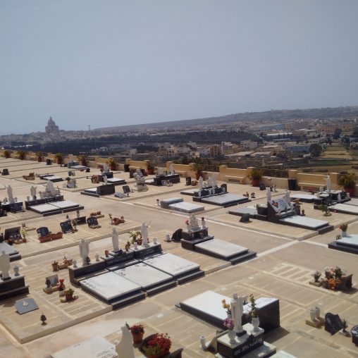 Xaghra Cemetery view