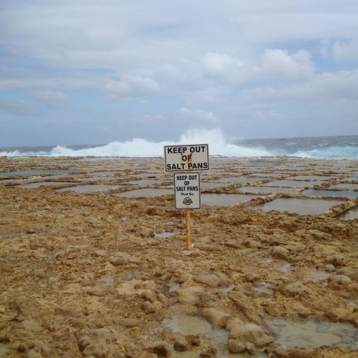 Keep out of salt pans